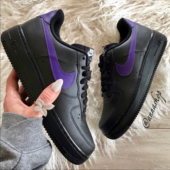 NWT Nike ID Air Force 1 black - Picture 4 of 8